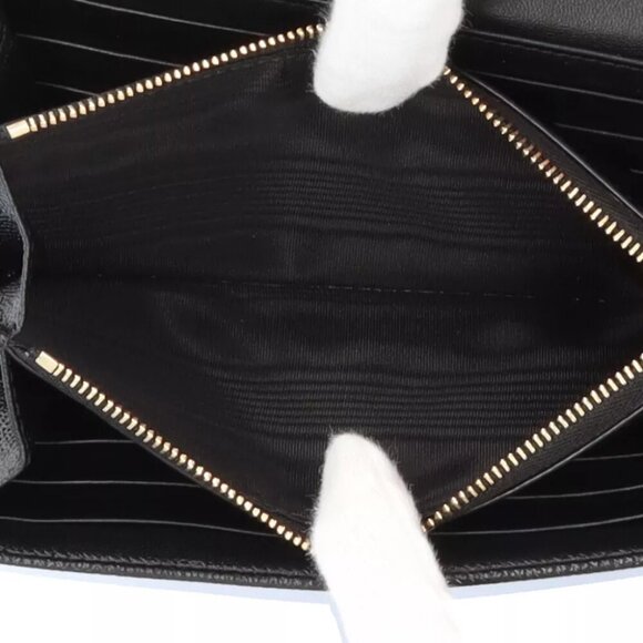 BVLGARI purse leather Bulgari Bulgari Logo clip used - Picture 7 of 8